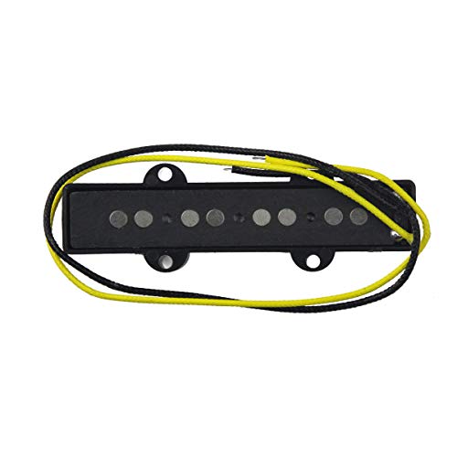Fleor Alnico 5 Jazz Bass Pickups Neck & Bridge Pickup Set Fit 4 Strings Fender Jazz Bass Guitar Pickup Part #TOP5