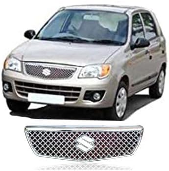 CAR SAAZ Bentley Style Front Chrome Grill Compatible with Alto K10 Type 1 (2010 to 2014)