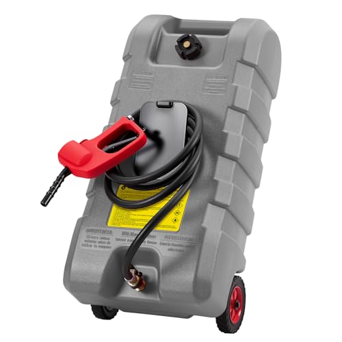 57-litre wheeled portable fuel drum, leak-proof petrol canis