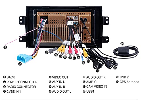 Android Auto Stereo Radiotuner met Bluetooth En Navigatie Voor Suzuki SX4 2006-2013 Plug En Play Ondersteuning Volledige… - Image 4