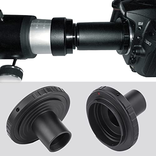 Alomejor 23.2mm Microscope Eyepiece Adapter, Metal Body for