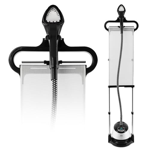 Ufesa Steamy Pad – Stiratrice verticale a vapore 1580W con schermo LCD, 9 livelli di vapore, serbatoio da 1,35L, uso continuo 40 minuti, ideale per tutti i tipi di vestiti