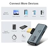 Seminer Adapter USB C OTG, typ C 100 W PD ładowanie na podwójny rozdzielacz USB C do iPhone'a 15 Pro Max, Google TV Chromecast 2020, MacBook, Samsung Galaxy S22/S23 (szary)