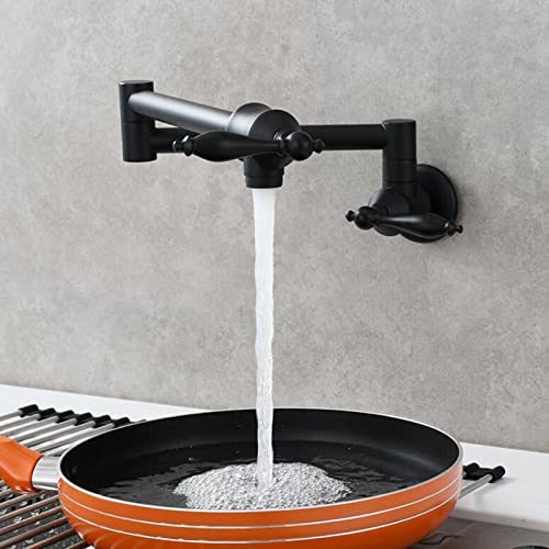 Robinet de cuisine mural eau froide pliable pour optimiser l'espace d'évier