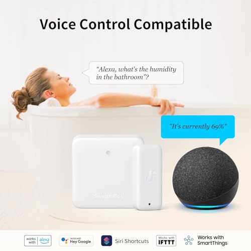 Miniatura 8 de Switchbot Ip65 Termómetro Higrómetro De Exterior, 100m Bluetooth Alcance, Termohigrómetro De Interior, Punto De Rocío Vpd Sensor De Humedad Absoluto, Exportación Gratuita De Datos, 2 Años De Batería