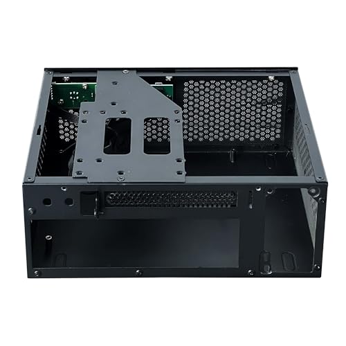 Image of A09 Black Typec(10g)+USB3.0 Black Mini-ITX 0.8mm SPCC Desktop Computer Case Fit in Flex PSU