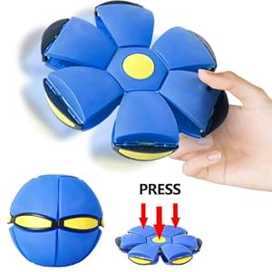 FlidRunest 2PCS Pet Toy Flying Saucer Ball, Flying Saucer Ball Dog Toy with 3 Light for Interactive Dog,Cats, Children's Foot Ball,Outdoor Games,Camping Games FlidRunest 2PCS Pet Toy Flying Saucer Ball, Flying Saucer Ball Dog Toy with 3 Light for Interactive Dog,Cats, Children’s Foot Ball,Outdoor Games,Camping Games