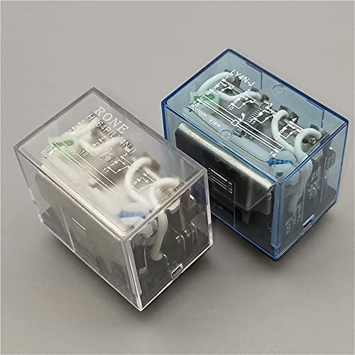 Relé intermedio LY4NJ HH64P con contactos de alta conductividad 10A y testigo LED 5
