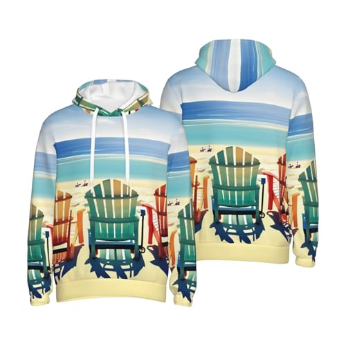 Sweat à capuche imprimé polyester avec poche kangourou EdWal - 7