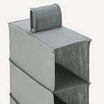 Amazon Basics 8-Tier Organisateur de chaussures de rangement, 29.2 x 14 x 104.1 cm, Gris foncé