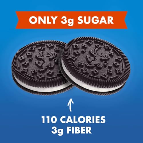Image of Rip Van LEOs - Cookies and Cream Sandwich Cookies - Low Sugar & Low Carb Snack - Diabetic & Vegan Snacks - 32 Cookies (2 x 6.77oz packs)