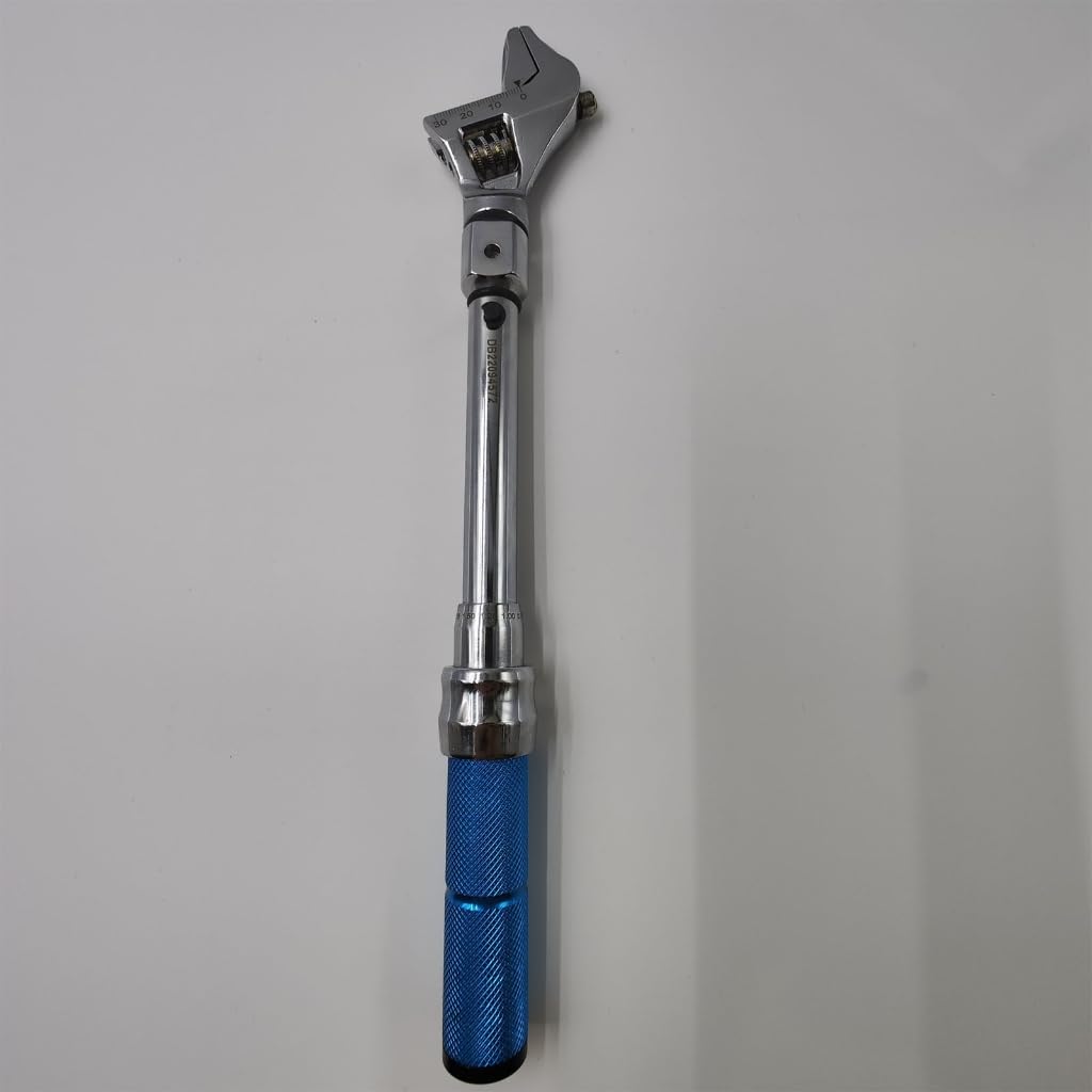 Ergonomiczny klucz dynamometryczny z obrotową głowicą 0-30 mm regulowany do rowerów ciasna przestrzeń