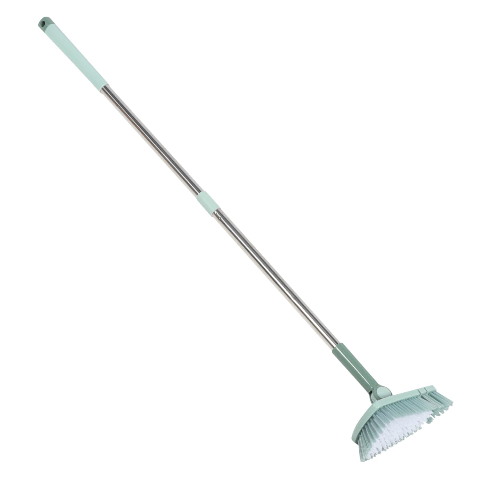 Outanaya Swimming Pool Cleaning Brush Stiff Bristles 180° Rotating Head Multi-Surface Scrub Mop