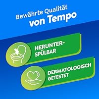 Tempo Feuchte Toilettentücher ''Sanft & Sensitiv'' - Megapack - 16 Packungen mit je 42 Tüchern - Duo Packs - natürliche Aloe Vera - Toilettenpapier, dermatologisch getestet, pH-hautneutral – Ansicht 5