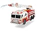 Produktbild Dickie Toys Fire Commander, Feuerwehrauto, Feuerwehr, Feuerwehrtruck, mit Wasserspritzfunktion, Leiter, Licht & Sound, inkl. Batterien, 36 cm, ab 3 Jahren