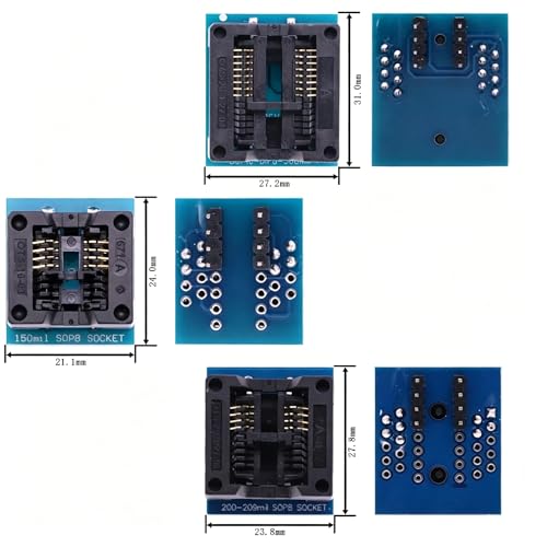 Adaptateur SOIC8 SOP8 à DIP8 large pour programmation et test de puces SA602