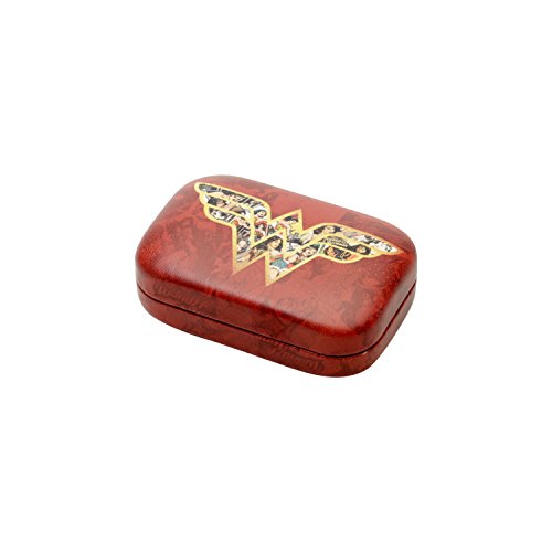 Porta Lentes Contato Mulher Maravilha Movie Logo With Comics Urban Vermelho