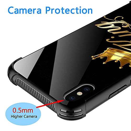 Iphone Xr Case, King Crown Iphone Xr Cases For Man Boys Girls Dual Layer Shockproof Rugged Cover Soft Tpu + Hard Pc Bumper Cool Cover Case #TOP3