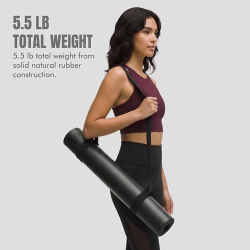 Yoga Mat PU Rubber, Non Slip Yoga Mat for Hot Yoga & Workout, 4mm Thick Natural Rubber Base, 72” x 24” Exercise Mat for Pilates, Fitness & Daily Practice - SGS REACH Tested (SVHC Free), Includes Carry Strap (Black) by ORW - Image 7