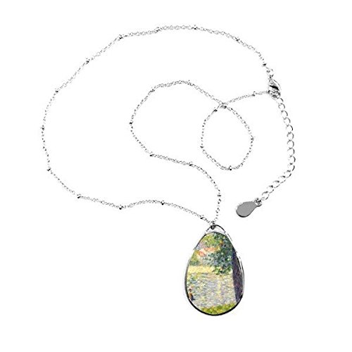 Collier larme peinture abstraite pour rompre la monotonie des bijoux ordinaires