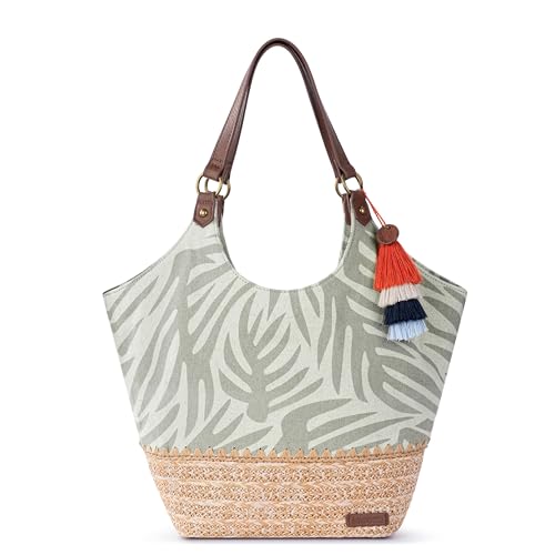 Image of Sakroots The Sak Roma Shopper Shoulder Bag Large Purse & Tote Bag with Double Straps & Zipper Pockets for Everyday & Travel