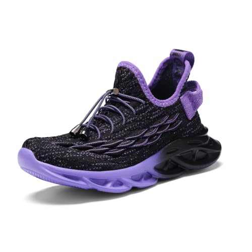 Image of JMFCHI Boys Girls Kids Sneakers Knitted Mesh Running Tennis Athletic Shoes | Breathable,Lightweight,Comfortable,Non-slip,Easy wear,Casual fashion,Indoor outdoor,Gym sport,Daily play,Little /Big Kid