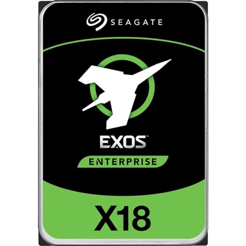 Image of Seagate Exos X18 ST12000NM001J 12 TB Hard Drive - Internal - SATA (SATA /600) - Conventional Magnetic Recording (CMR) Method - Storage System, Video Surveillance System Device Supported - 7200rpm - 270