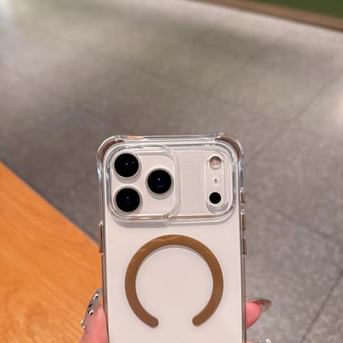 Coque iPhone 17 Pro Max antichoc transparente et magnétique gris de luxe - 4