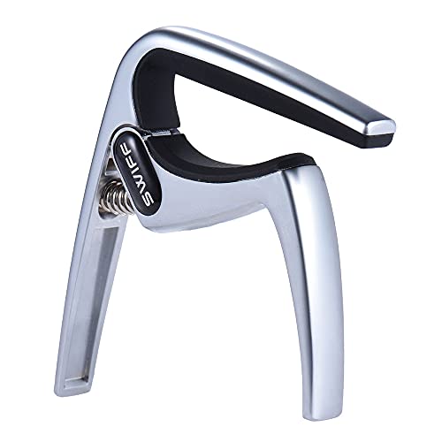 EURYTKS Accessoires d’instruments de Musique Pince de Capo de Guitare à Clip à Changement Rapide à Une Main en Alliage… - Les Beatles, Paul McCartney, John Lennon, RIngo Starr, George Harrison EURYTKS Accessoires d'instruments de Musique Pince de Capo de Guitare à Clip à Changement Rapide à Une Main en Alliage… – Image 7