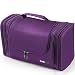 Lavievert Toiletry Bag/Makeup Organizer/Cosmetic Bag/Portable Travel Kit Organizer/Household Storage Pack/Bathroom Storage with Hanging for Business, Vacation, Household - Purple