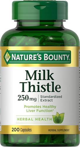 Nature's Bounty Milk Thistle Capsules, Traditionally Used for Liv...