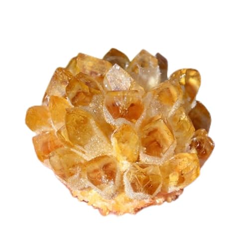 Citrine en cristal de quartz, cluster de pierres naturelles pour décoration et minéraux