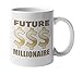 Produktbild Make Your Mark Design Future Millionaire. Million Dollar Print Coffee & Tea Gift Mug for Investors, Businesswoman, Businessman, Entrepreneur, Broker, Workers, Employees, Boss, Women and Men (11oz)