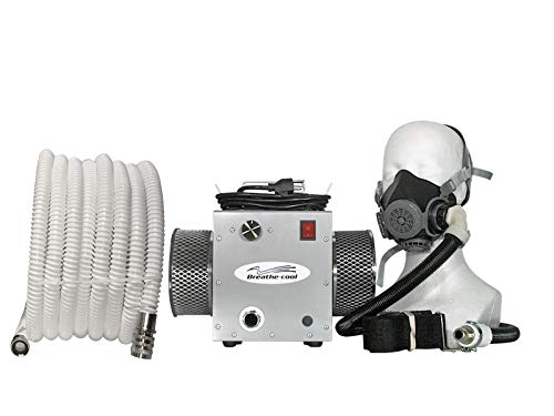 Breathecool II Supplied Fresh Air Respirator System w/half face mask w/25' air hose