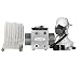Breathecool II Supplied Fresh Air Respirator System w/half face mask w/25' air hose