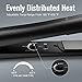 KIPOZI 1 Inch Flat Iron Professional Hair Straighteners Ceramic Plates Straightens & Curls All Hair Types Anti frizz 180℉ to 450℉ Adjustable Temp Dual Voltage Black