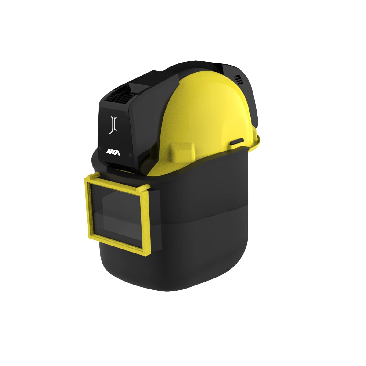 Jarsh Safety | Air conditioned Helmet | JS-25WGC-B | Model W | | Yellow | 1 Year Warranty.