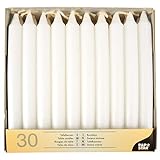 Brenndauer: ca. 7 Stunden 120 Tafelkerzen Ø 2,15 cm · 19,6 cm weiss.