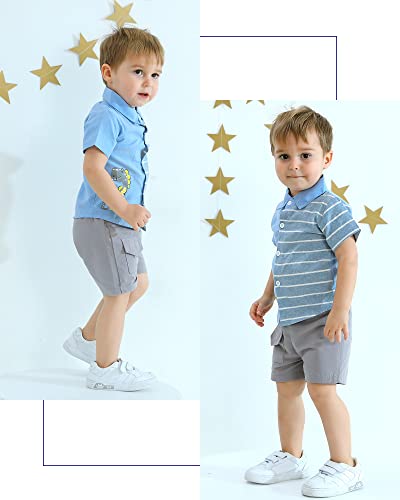 Toddler Boys Clothes Baby Boy Outfit Summer Shirt Little Boy Shorts Set Cotton Clothes for Boys4