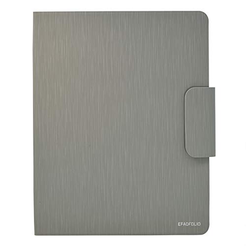 Epadfolio Padfolio Ring Binder With Expanded Document Bag, Business Organizer Portfolio With 3-Ring Binder And Clipboard, Gray #TOP3