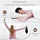 OLESILK Seide & Baumwolle Lange Schlafmütze leichte und weiche Wendemütze Strickmütze Unisex verstellbar für Damen & Herren, Lang, Schwarz