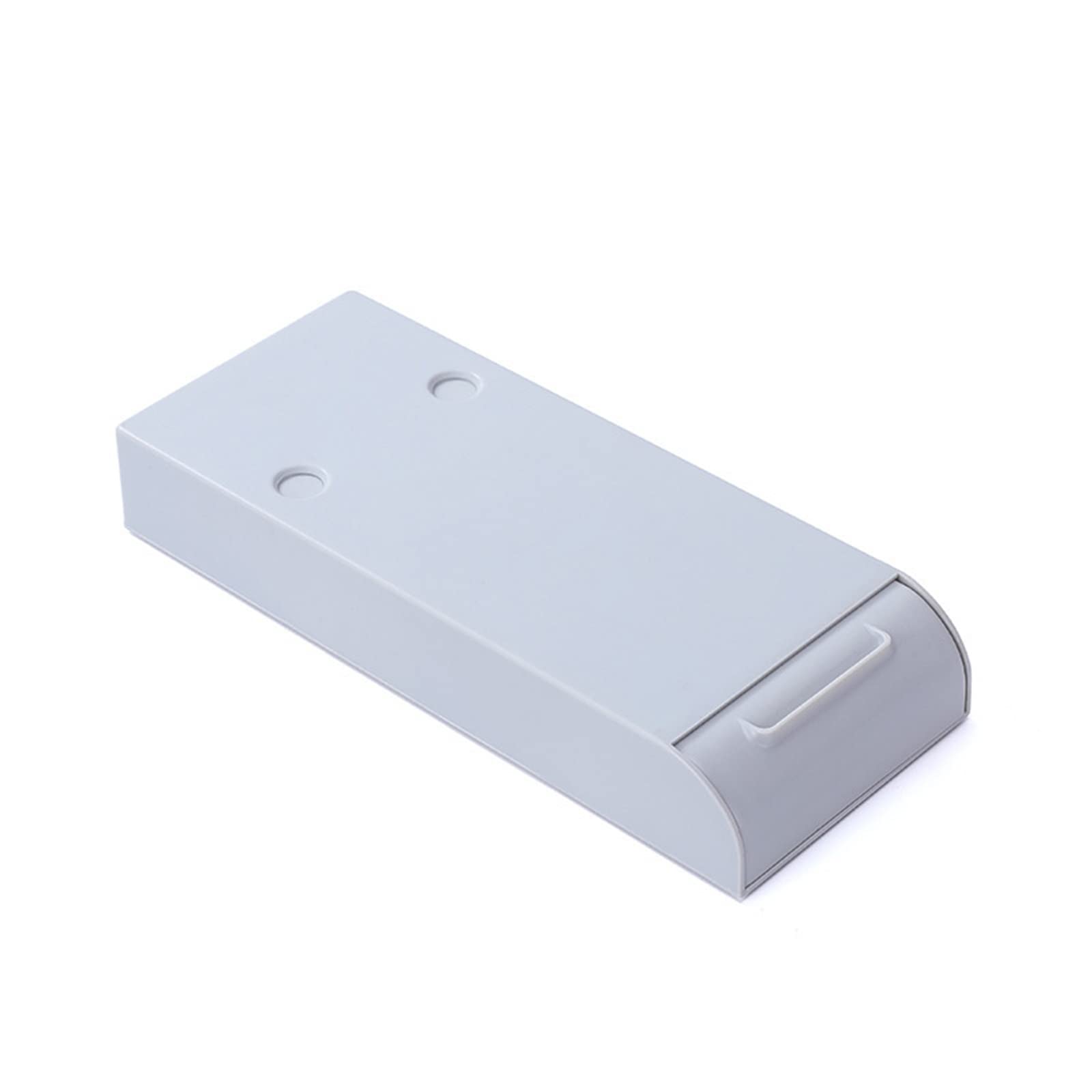 JINGYAN Storage Boxes Under Desk Folder Drawer Pencil Storage Box Hidden Pen Container Stationery Office Miscellaneous Items Organization(Cinza)