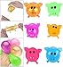 6pcs balle anti-éclaboussures en forme de cochon, jouet de jeu de décompression, variabilité et récupération, cochon collant anti-stress mignon, jouet intéressant pour le TDAH, le TOC, l'anxiété