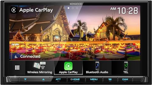 Image of KENWOOD DMX958XR EXCELON Reference 6.8 inch Full HD Capacitive Touchscreen Car Stereo Receiver | Plus KENWOOD CMOS-240U Universal Backup Camera