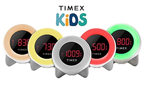 Timex Children's Sleep Training Nightlight Alarm Clock(Tk321), Time To Rise, White Noise Soother, Toddler Sleep Trainer, Sleep Sounds Machine, Night Light, Nap Timer, Kids Alarm Clock #TOP4