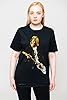 Kurt Cobain T Shirt Guitar Photo Colour Logo Official Unisex Black S #1