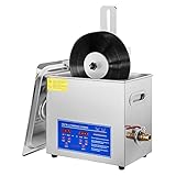 Macchina for la pulizia del vinile ad ultrasuoni da 6 litri, pulitore di registrazione ad ultrasuoni da 180 W Ampia Applicazione