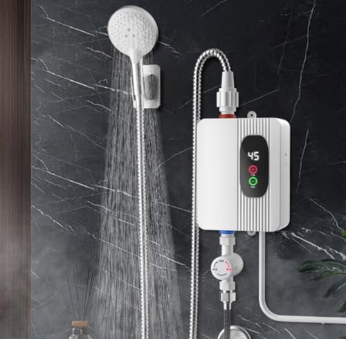 Electric Instant Hot Water Heater Shower Electric Tankless Shower Hot Water Kitchen Bathroom Bracket for Bathroom