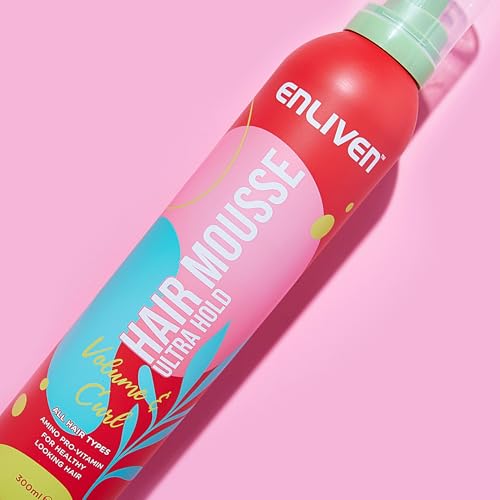 Enliven Hair Mousse Ultra Hold, 300mlx3 Pack, Hair Mousse For Curly Hair - Image 3