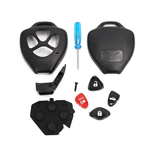 UTSAUTO Key Fob Shell Case & Pad Cover Housing HYQ12BBY GQ4-29T Fits for 2008-2013 Avalon / 2007-2011 Camry / 2008-2013 Corolla / 2009-2014 Venza 1 Pack (Only Casing)